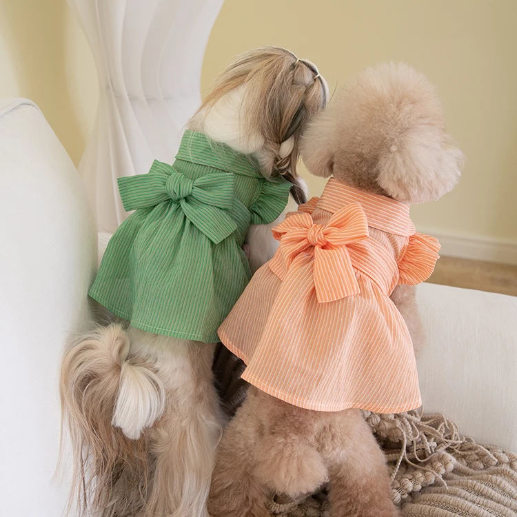 Spring/Summer Tie-Bow Shirt Dog Dress Pet Clothes Teddy Cat Dog Clothes Pet Clothing Dog Dress Preppy Style
Spring/Summer Tie-Bow Shirt Dog Dress Pet Clothes Teddy Cat Dog Clothes Pet Clothing Dog Dress Preppy Style