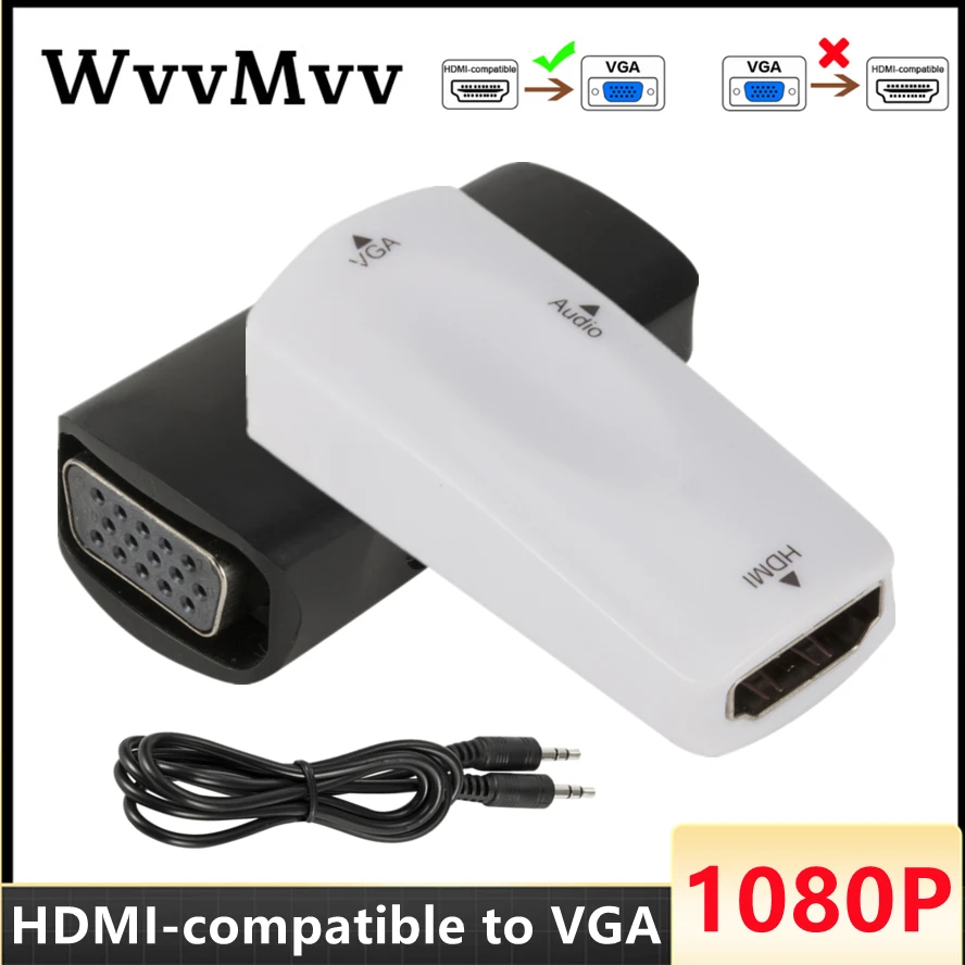 Адаптер HDMI-совместимый с женским и женским разъемами VGA, преобразователь аудиокабеля FHD 1080P для ПК, ноутбука, ТВ-приставки, проектора компьют...
Адаптер HDMI-совместимый с женским и женским разъемами VGA, преобразователь аудиокабеля FHD 1080P для ПК, ноутбука, ТВ-приставки, проектора компьют...
