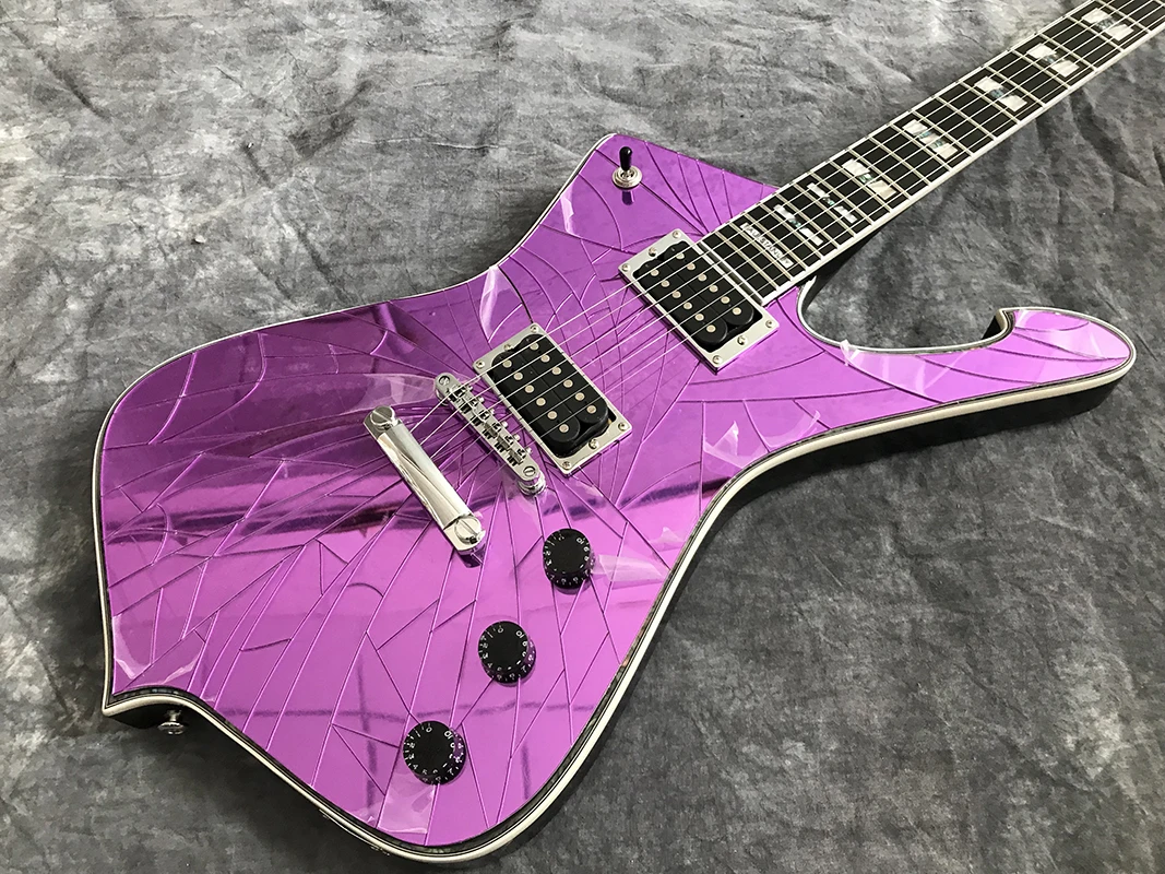 In stock- profile-shaped electric guitars, guitar body broken mirror, multicolor optional
In stock- profile-shaped electric guitars, guitar body broken mirror, multicolor optional
