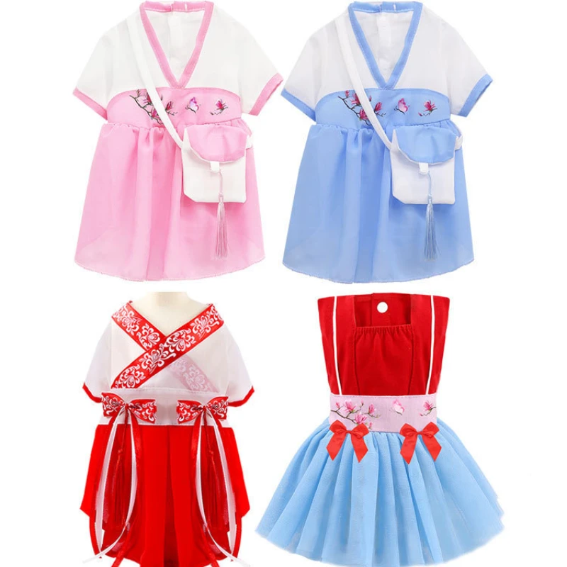 Dress Dog Clothes Chinese Style Pet Clothing Breathable Cute Trendy Soft Skirt for Dogs Spring Summer Chihuahua Girl Ropa Perro
Dress Dog Clothes Chinese Style Pet Clothing Breathable Cute Trendy Soft Skirt for Dogs Spring Summer Chihuahua Girl Ropa Perro