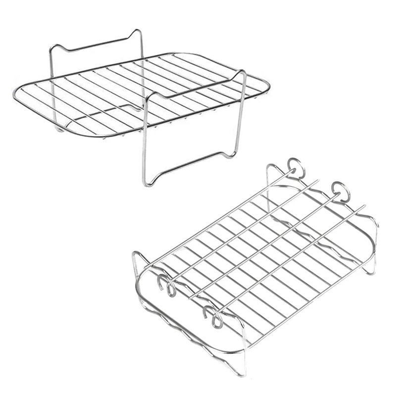 2 шт., стойка для фритюрницы, двухслойная стойка для фритюрницы, многофункциональные аксессуары для фритюрницы, стойка для гриля с 4 шпагами
2 шт., стойка для фритюрницы, двухслойная стойка для фритюрницы, многофункциональные аксессуары для фритюрницы, стойка для гриля с 4 шпагами