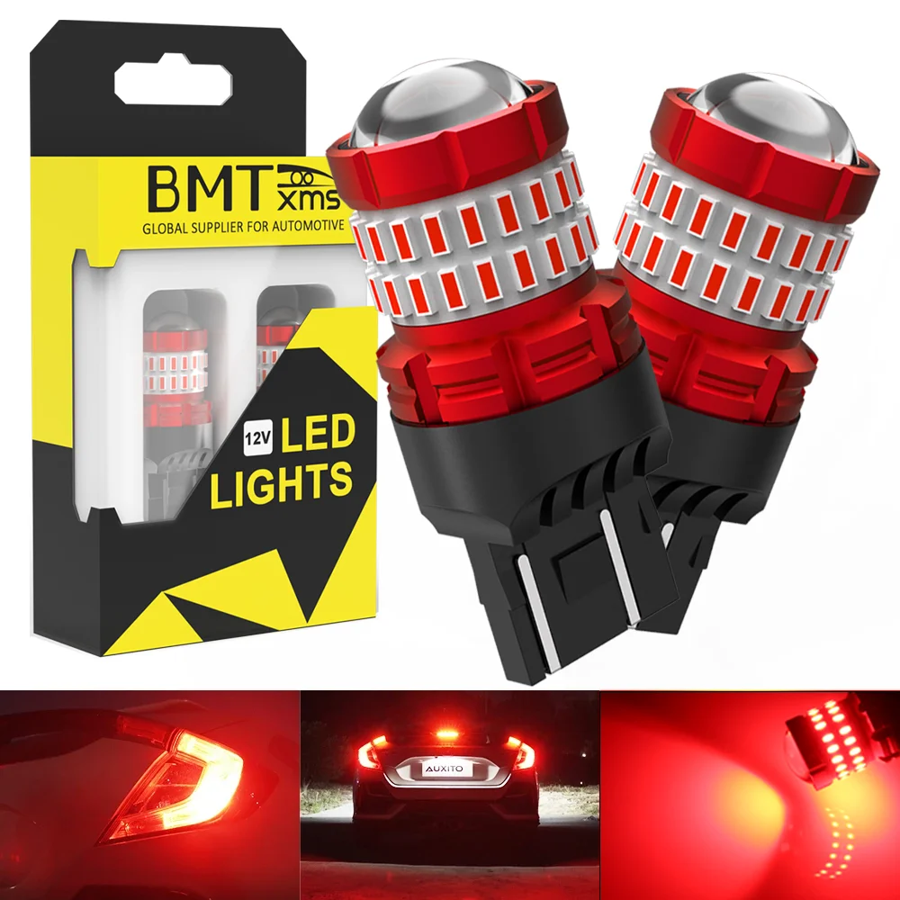 BMTxms 2Pcs T20 7440 No Flashing LED Rear Red Brake Light W21W W21/5W 7443 LED Bulb Car Tail Stop Lights Auto DRL Signal Lamp
BMTxms 2Pcs T20 7440 No Flashing LED Rear Red Brake Light W21W W21/5W 7443 LED Bulb Car Tail Stop Lights Auto DRL Signal Lamp