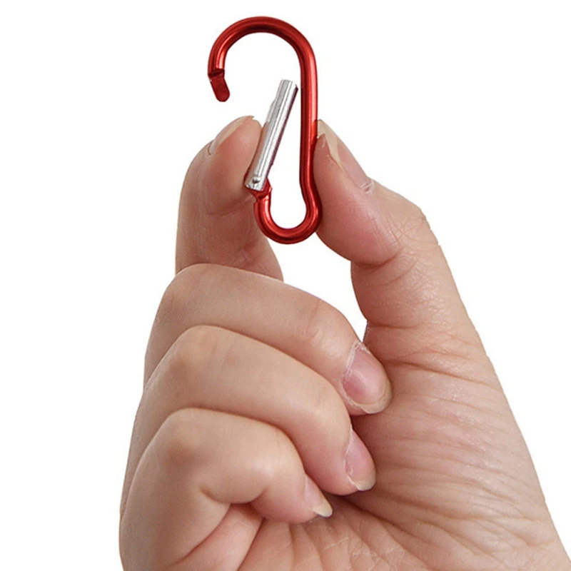 Outdoor Climbing Button Carabiner D-Ring Clip Hiking Camping Hook Outdoor Sports Aluminium Safety Buckle Keychain 10pcs
Outdoor Climbing Button Carabiner D-Ring Clip Hiking Camping Hook Outdoor Sports Aluminium Safety Buckle Keychain 10pcs