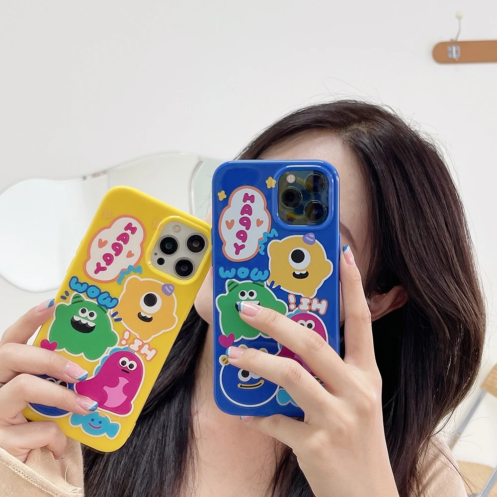 Color Cartoon Little Monster Phone Cases For IPhone 12 11 Pro Max Mini XR XS MAX 8 X 7 SE 2020 Couple Anti-drop Soft Cover
Color Cartoon Little Monster Phone Cases For IPhone 12 11 Pro Max Mini XR XS MAX 8 X 7 SE 2020 Couple Anti-drop Soft Cover
