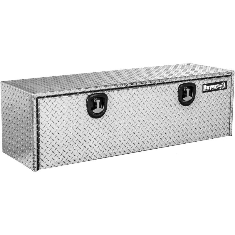 Buyers Products 1705115 Silver Diamond Tread Aluminum Underbody Truck Box with T-Handle Latch, 18 x 18 x 60 Inch
Buyers Products 1705115 Silver Diamond Tread Aluminum Underbody Truck Box with T-Handle Latch, 18 x 18 x 60 Inch