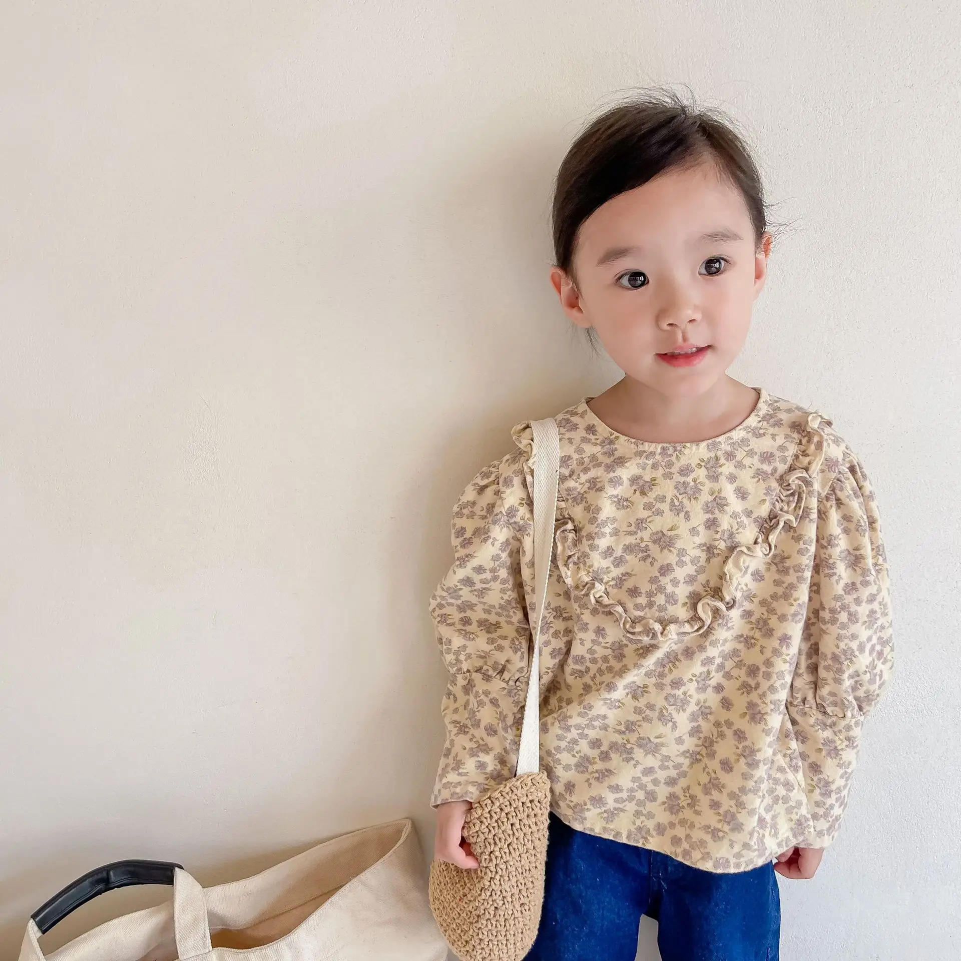 Baby Girls Blouses 2023 New Long Sleeve Floral Print Kids Shirts Sweet Girls Tops Age 1-6 Years Children's Clothing
Baby Girls Blouses 2023 New Long Sleeve Floral Print Kids Shirts Sweet Girls Tops Age 1-6 Years Children's Clothing