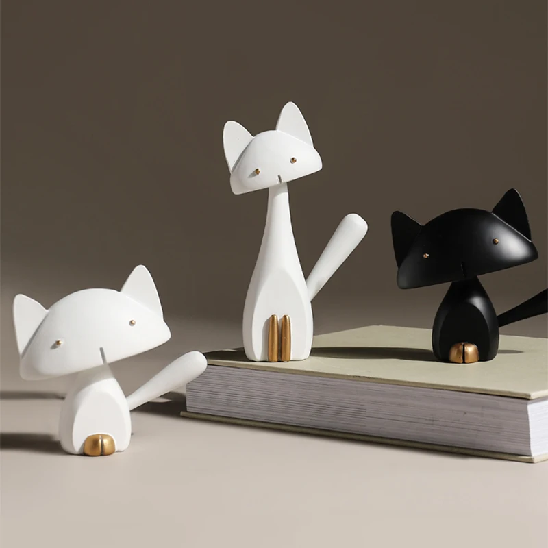 Creative Cat Animal Decoration Modern Home Living Room Decoration Resin Sculpture Desktop Furnishings
Creative Cat Animal Decoration Modern Home Living Room Decoration Resin Sculpture Desktop Furnishings