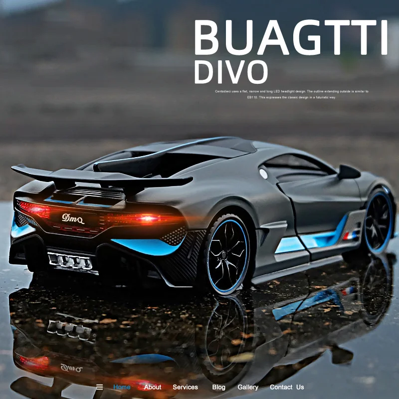 1:32 Alloy Bugatti DIVO Super Sports Car Model Toy Die Cast Pull Back Sound Light Toys Vehicle For Children Kids Gift
1:32 Alloy Bugatti DIVO Super Sports Car Model Toy Die Cast Pull Back Sound Light Toys Vehicle For Children Kids Gift