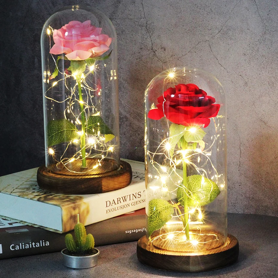 LED Galaxy Rose Beauty And The Beast Rose In Flask Glass Eternal Roses For Christmas Gifts Family Decoration Valentines Day
LED Galaxy Rose Beauty And The Beast Rose In Flask Glass Eternal Roses For Christmas Gifts Family Decoration Valentines Day