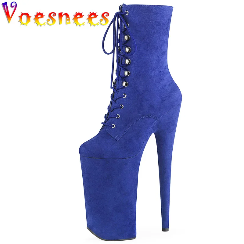 2022 New Top Quality Suede Ankle Boots Women Models Fashion Show Zip High Heels Pumps 16CM Round Toe Platform Pole Dancing Shoes
2022 New Top Quality Suede Ankle Boots Women Models Fashion Show Zip High Heels Pumps 16CM Round Toe Platform Pole Dancing Shoes
