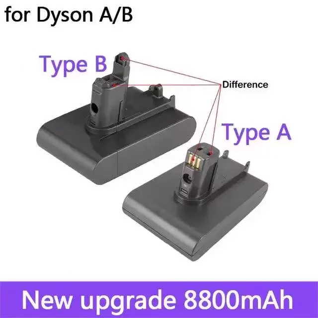 For Dyson 22.2V 28000mAh Type A/B Li-ion Vacuum Battery for Dyson DC35 DC45 DC31 DC34 DC44 DC31 Animal DC35 Animal
For Dyson 22.2V 28000mAh Type A/B Li-ion Vacuum Battery for Dyson DC35 DC45 DC31 DC34 DC44 DC31 Animal DC35 Animal