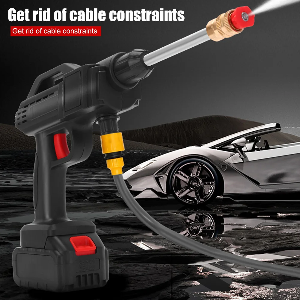 600W Cordless Pressure Washer 22BAR Portable Car Cleaner 24/48V Battery Operated High Pressure Washer Cleaning Spray Water Gun
600W Cordless Pressure Washer 22BAR Portable Car Cleaner 24/48V Battery Operated High Pressure Washer Cleaning Spray Water Gun