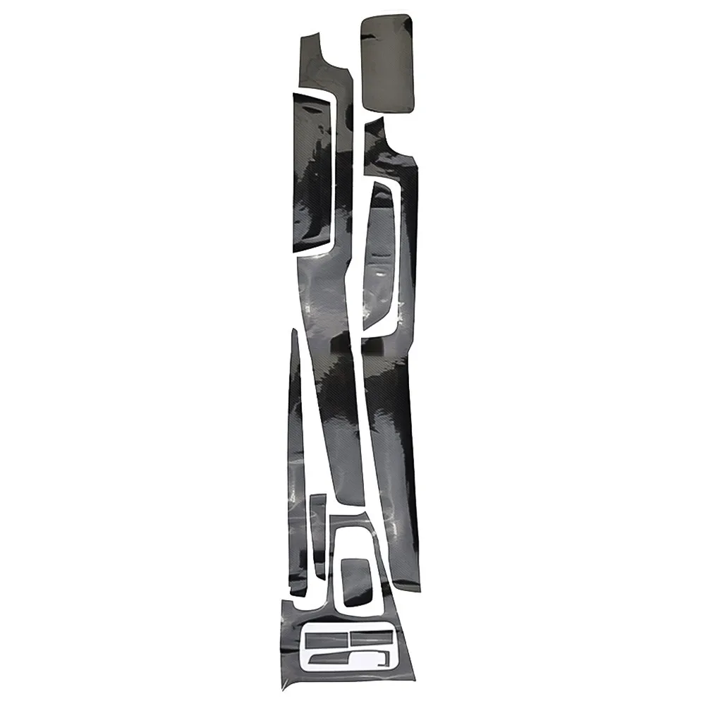 

Внутренняя наклейка для панели центральной консоли автомобиля декоративная наклейка отделка Глянцевая 5D углеродное волокно автостайлинг для BMW 528Li F10 F18 11-17