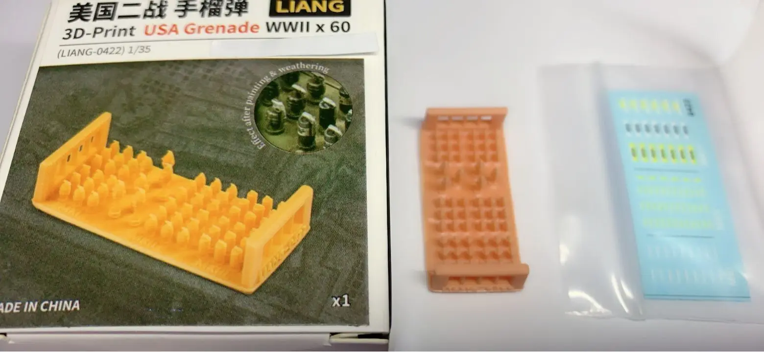 Liang 0422 1/35 граната Второй мировой войны, 60 шт. в комплекте для Диона
Liang 0422 1/35 граната Второй мировой войны, 60 шт. в комплекте для Диона