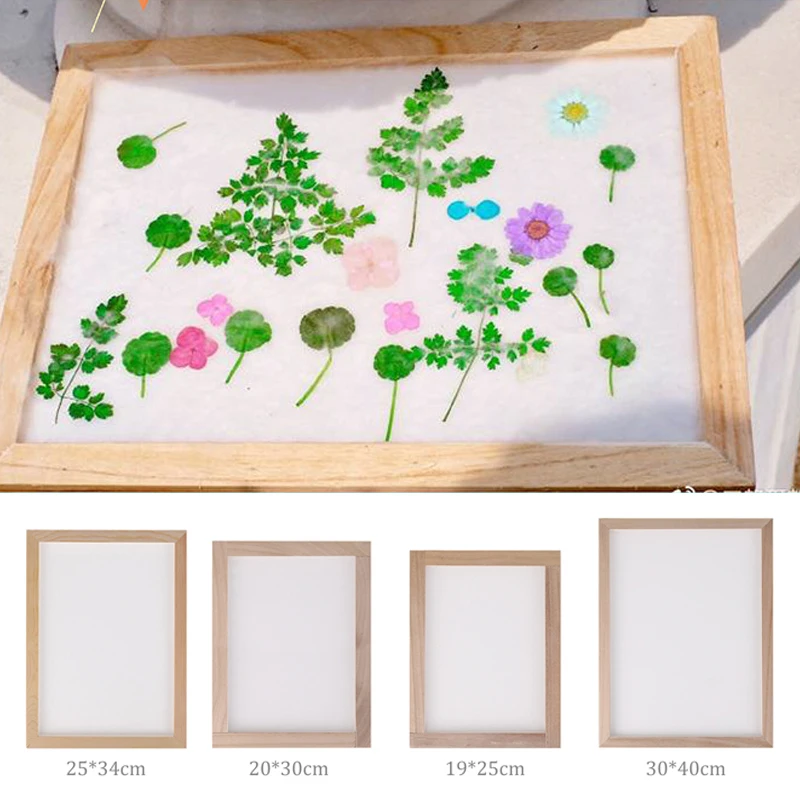 Multi-size Paper Making Mould Frame DIY Papermaking Paper Making Screen Embroidery Handcraft Mesh Mold
Multi-size Paper Making Mould Frame DIY Papermaking Paper Making Screen Embroidery Handcraft Mesh Mold