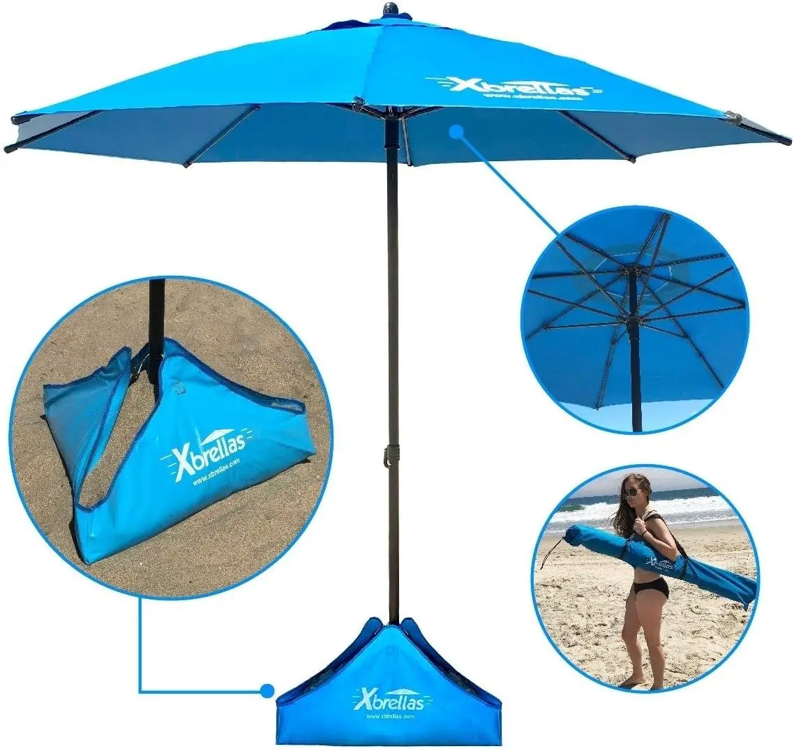 -High Wind Resistant Beach Umbrella \u2013 Sand Base - 7.5\u2019 Round \u2013 Patent Pending, Model Number EGP-UMB-017
-High Wind Resistant Beach Umbrella \u2013 Sand Base - 7.5\u2019 Round \u2013 Patent Pending, Model Number EGP-UMB-017
