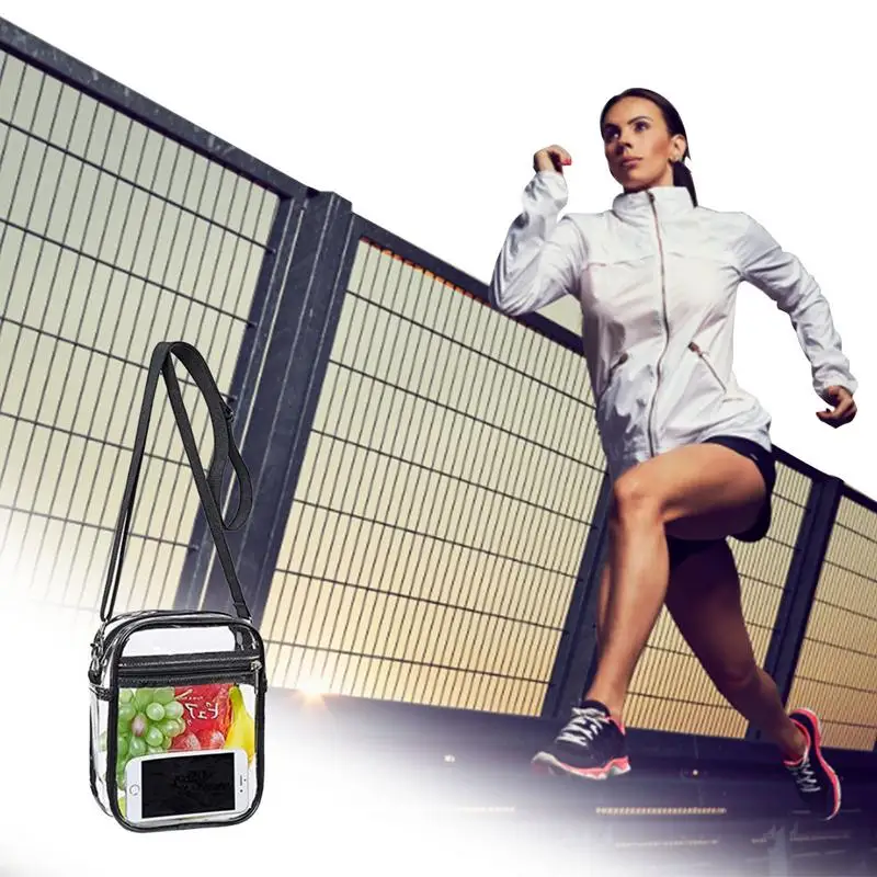 Clear Stadium Bag Transparent Crossbody Bag Transparent Crossbody Bags For Women See Through PVC Messenger Handbag For Concert
Clear Stadium Bag Transparent Crossbody Bag Transparent Crossbody Bags For Women See Through PVC Messenger Handbag For Concert