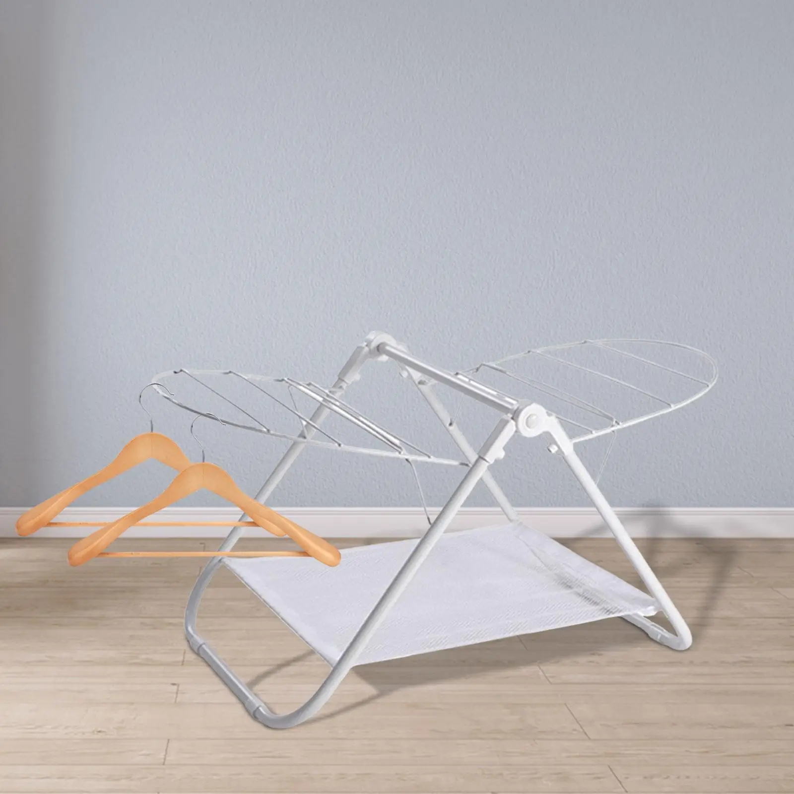 Foldable Laundry Rack Floor Type Large Strong Bearing Capacity Laundry Garment Dryer Stand Mobile Clothes Airer for Home Clothes
Foldable Laundry Rack Floor Type Large Strong Bearing Capacity Laundry Garment Dryer Stand Mobile Clothes Airer for Home Clothes