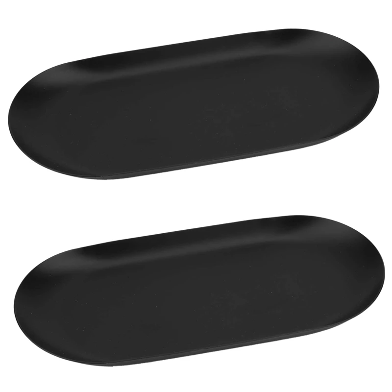 Декоративный поднос из нержавеющей стали, набор из 2,9 дюймовой длины, органайзер для ювелирных изделий, косметики, ванной комнаты (черный)
Декоративный поднос из нержавеющей стали, набор из 2,9 дюймовой длины, органайзер для ювелирных изделий, косметики, ванной комнаты (черный)