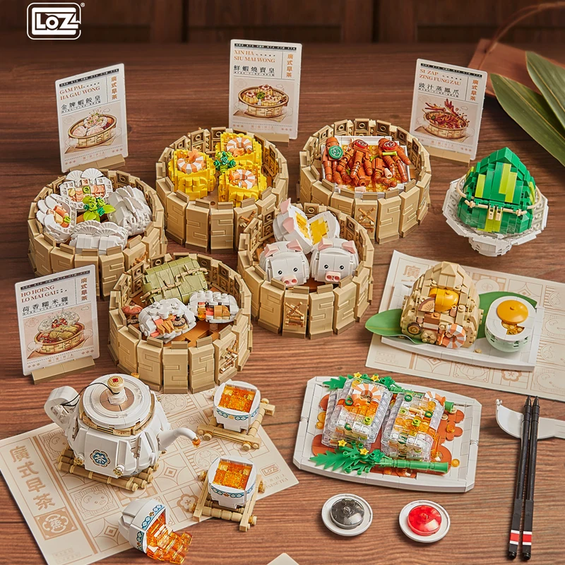 NEW 2023 LOZ Mini Gudong Morning Tea Food Building Block Creative Traditional Chinese Food Bricks Puzzle Toys Kids Holiday Gifts
NEW 2023 LOZ Mini Gudong Morning Tea Food Building Block Creative Traditional Chinese Food Bricks Puzzle Toys Kids Holiday Gifts