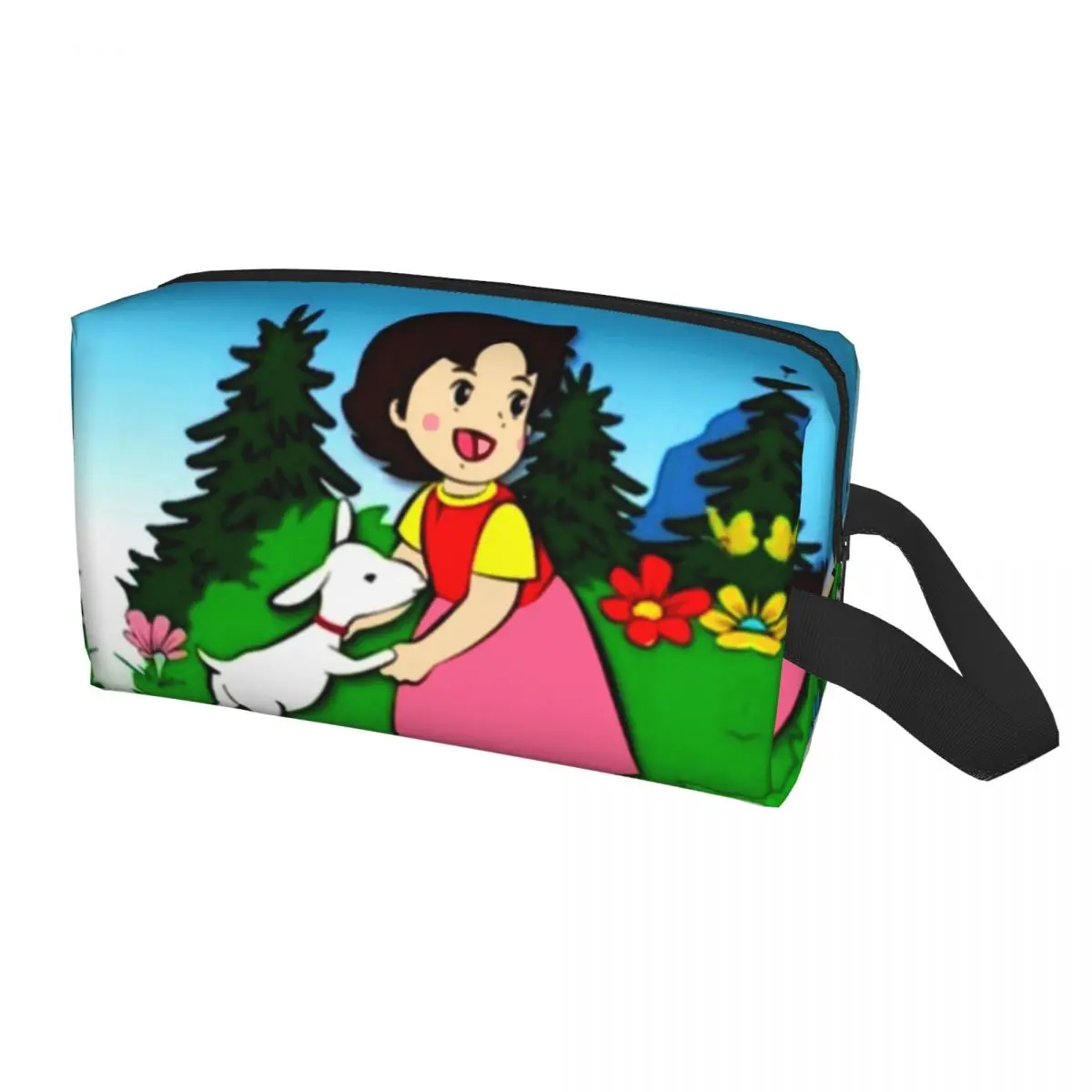 Travel Heidi And The Little Lamb Toiletry Bag Chidlren Goat Funny Makeup Cosmetic Organizer Women Beauty Storage Dopp Kit Case 
Travel Heidi And The Little Lamb Toiletry Bag Chidlren Goat Funny Makeup Cosmetic Organizer Women Beauty Storage Dopp Kit Case