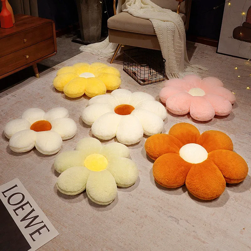 Soft Fabric Flower Pillow Toys Full Filling Sunflower Pillow Stuffed Seat Chair Cushion Colorful Girly Bedroom Decor Gifts
Soft Fabric Flower Pillow Toys Full Filling Sunflower Pillow Stuffed Seat Chair Cushion Colorful Girly Bedroom Decor Gifts