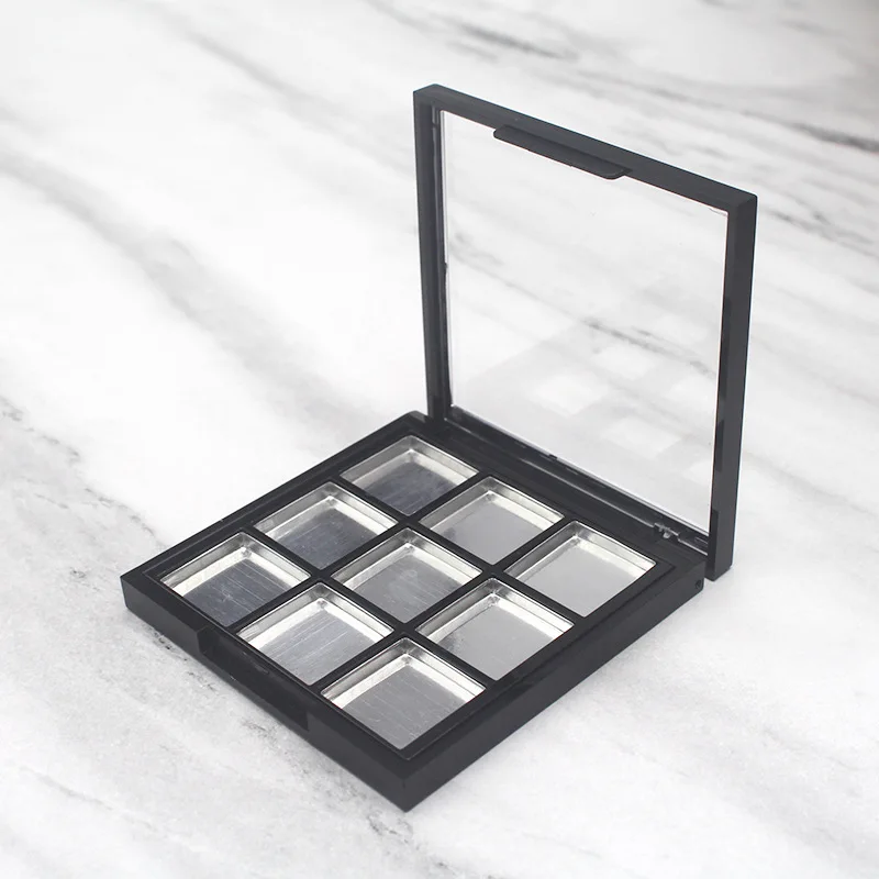Черная квадратная сетка коробка для теней для век чехол для теней для век пластина для теней для век пустые пластины фотоблестки образец пустые коробки
Черная квадратная сетка коробка для теней для век чехол для теней для век пластина для теней для век пустые пластины фотоблестки образец пустые коробки