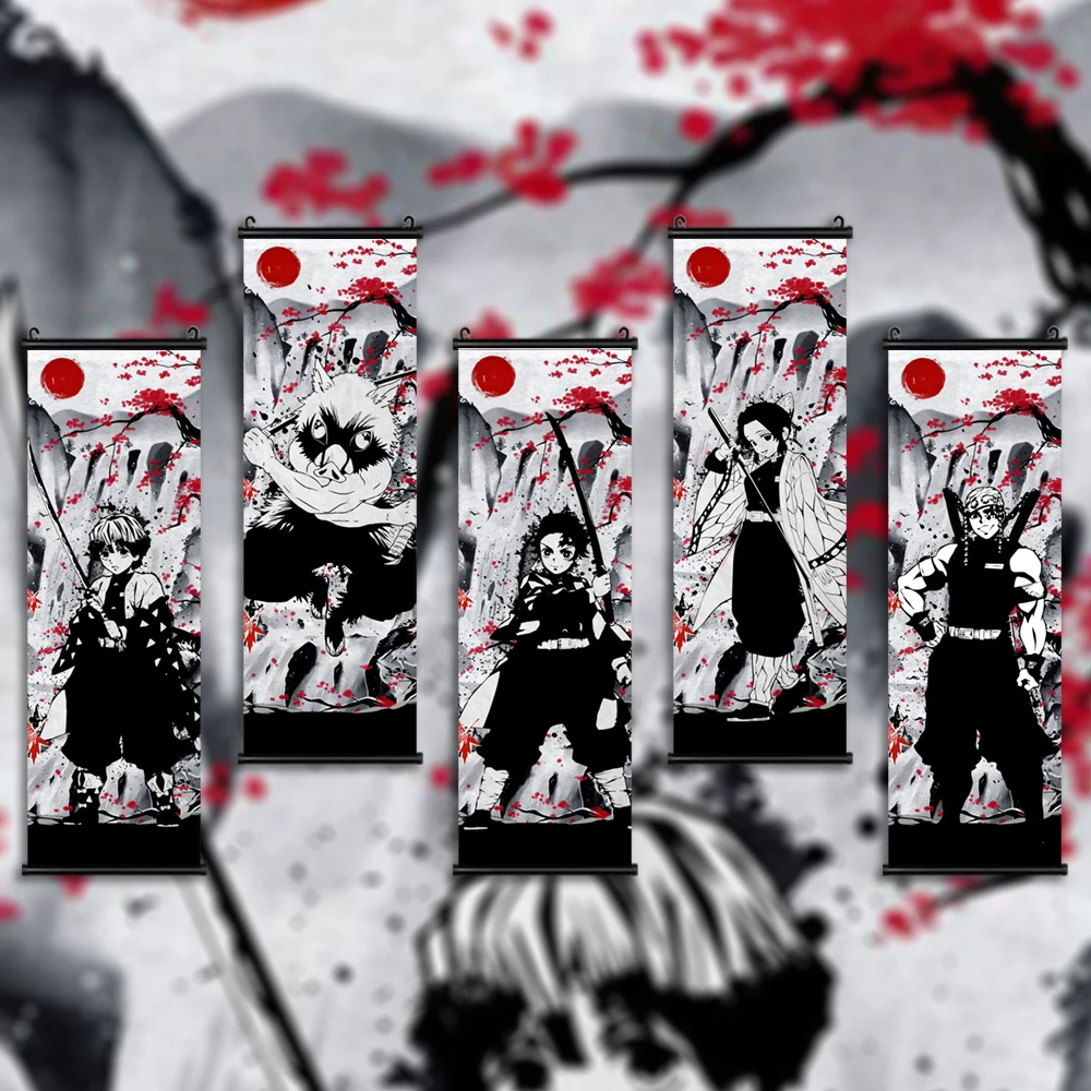 Scroll Demon Slayer Canvas Japan Anime Picture Wall Kamado Tanjirou Hanging Paintings Kochou Shinobu Home Poster Art Room Decor
Scroll Demon Slayer Canvas Japan Anime Picture Wall Kamado Tanjirou Hanging Paintings Kochou Shinobu Home Poster Art Room Decor