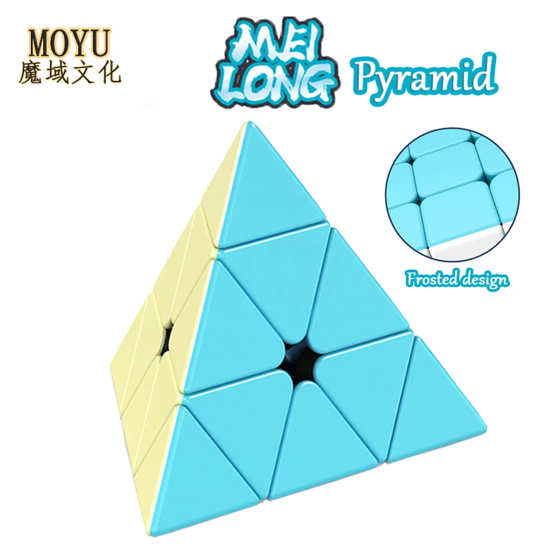 

MoYu Meilong Пирамида магический куб 3x3x3 Пирамидка скоростной куб 3x3 макарун Профессиональный скоростной пазл обучающие игрушки для детей