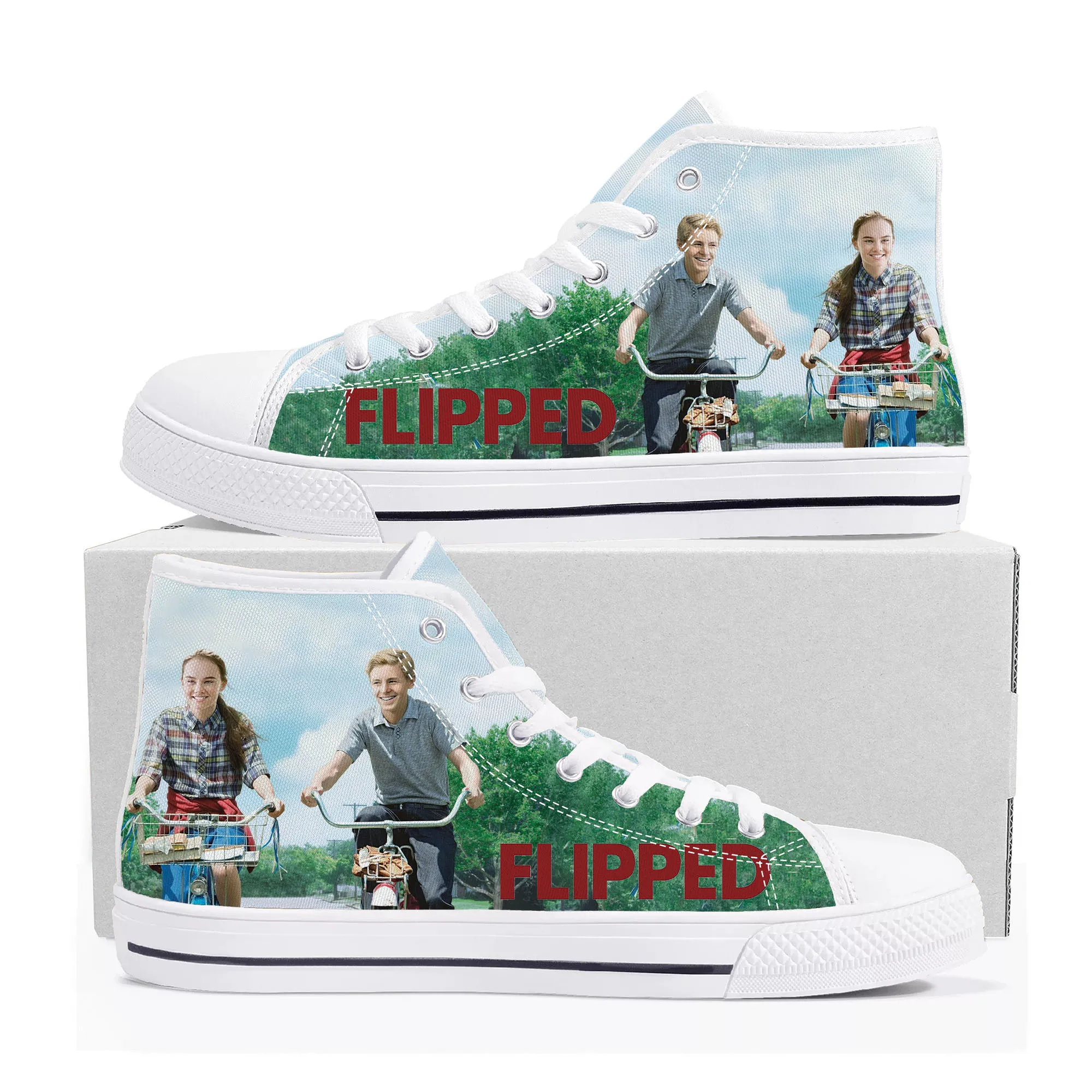 Flipped Movie High Top Sneakers Mens Womens Teenager Canvas High Quality Sneaker Casual Custom Made Shoes Customize DIY Shoe
Flipped Movie High Top Sneakers Mens Womens Teenager Canvas High Quality Sneaker Casual Custom Made Shoes Customize DIY Shoe