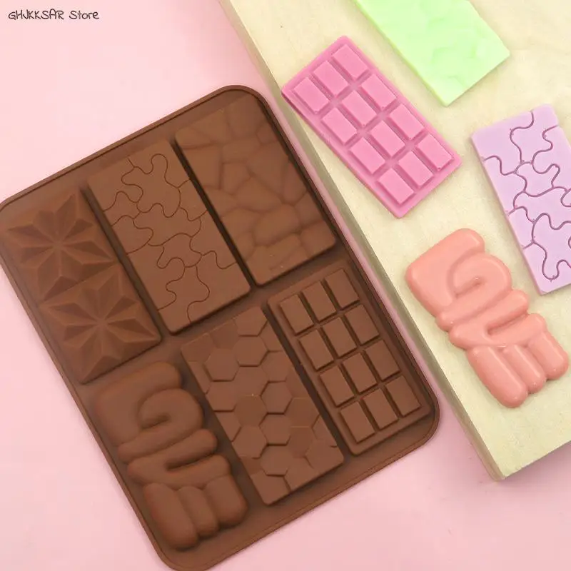 6 Grids Silicone Rectangular Chocolate Mold Ice Plate Mousse Cake Decoration DIY Baking Mold Biscuit Jelly Candy Tools
6 Grids Silicone Rectangular Chocolate Mold Ice Plate Mousse Cake Decoration DIY Baking Mold Biscuit Jelly Candy Tools