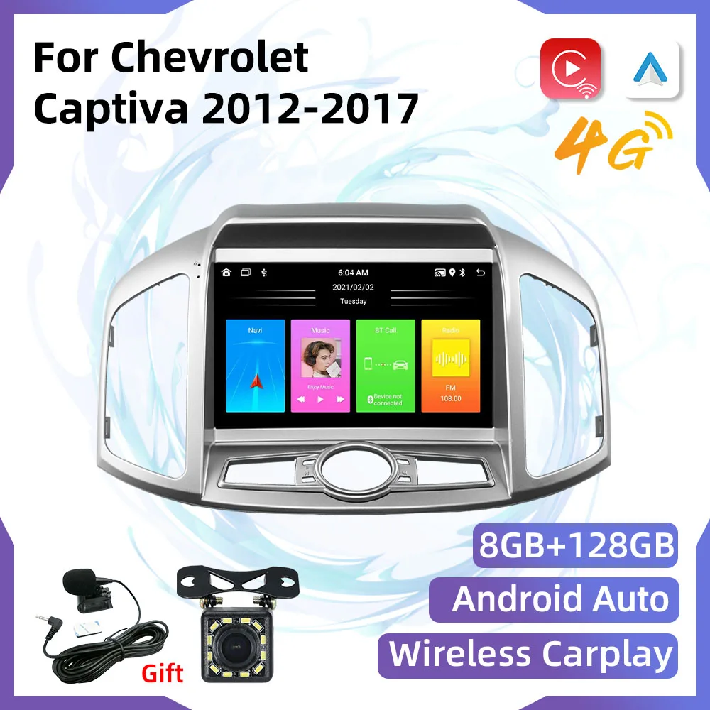 Stereo Receiver for Chevrolet Captiva 2011-2017 2 Din Car Radio Android GPS 4G Navigation Multimedia Player Carplay Head Unit
Stereo Receiver for Chevrolet Captiva 2011-2017 2 Din Car Radio Android GPS 4G Navigation Multimedia Player Carplay Head Unit