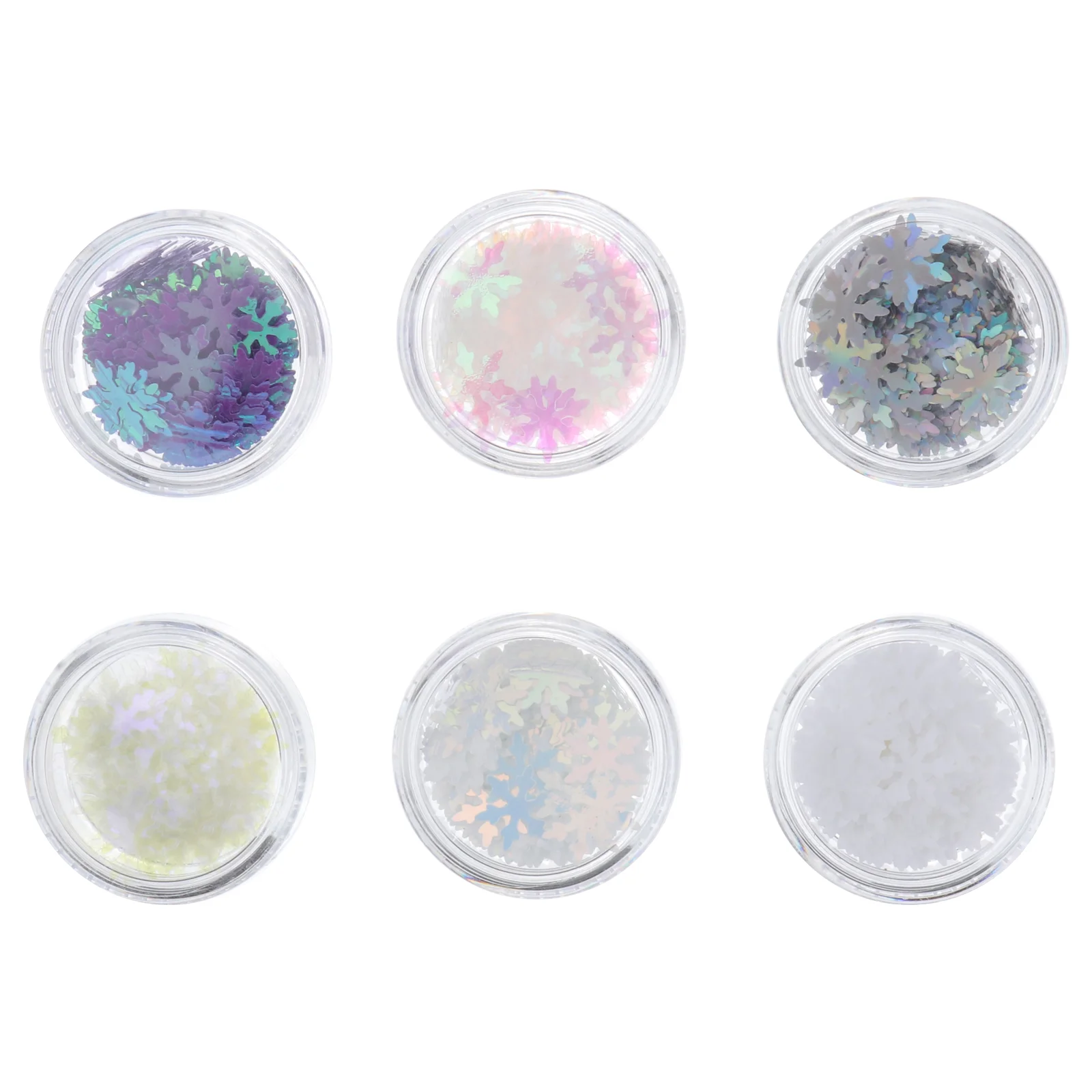 6pcs Nail Stickers Decorative Snowflake Beautiful Paillette Sticker Paste for Nail
6pcs Nail Stickers Decorative Snowflake Beautiful Paillette Sticker Paste for Nail