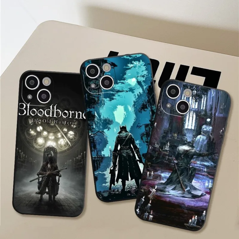 

Bloodborne Phone Case for Iphone 14 11 12 Pro 8 7 Plus X 13 Pro MAX SE2020 XR XS RICCU Soft Covers