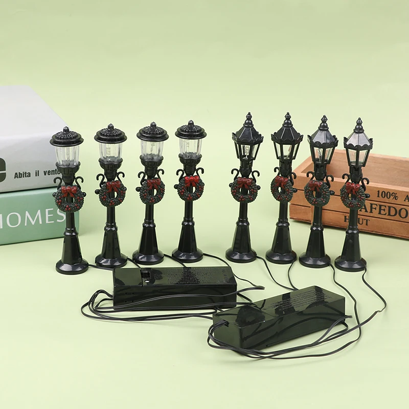 4Pcs/Set Christmas Mini Street Light Models Dollhouse Streetlight Micro-Landscape Fairy Garden Accessories
4Pcs/Set Christmas Mini Street Light Models Dollhouse Streetlight Micro-Landscape Fairy Garden Accessories
