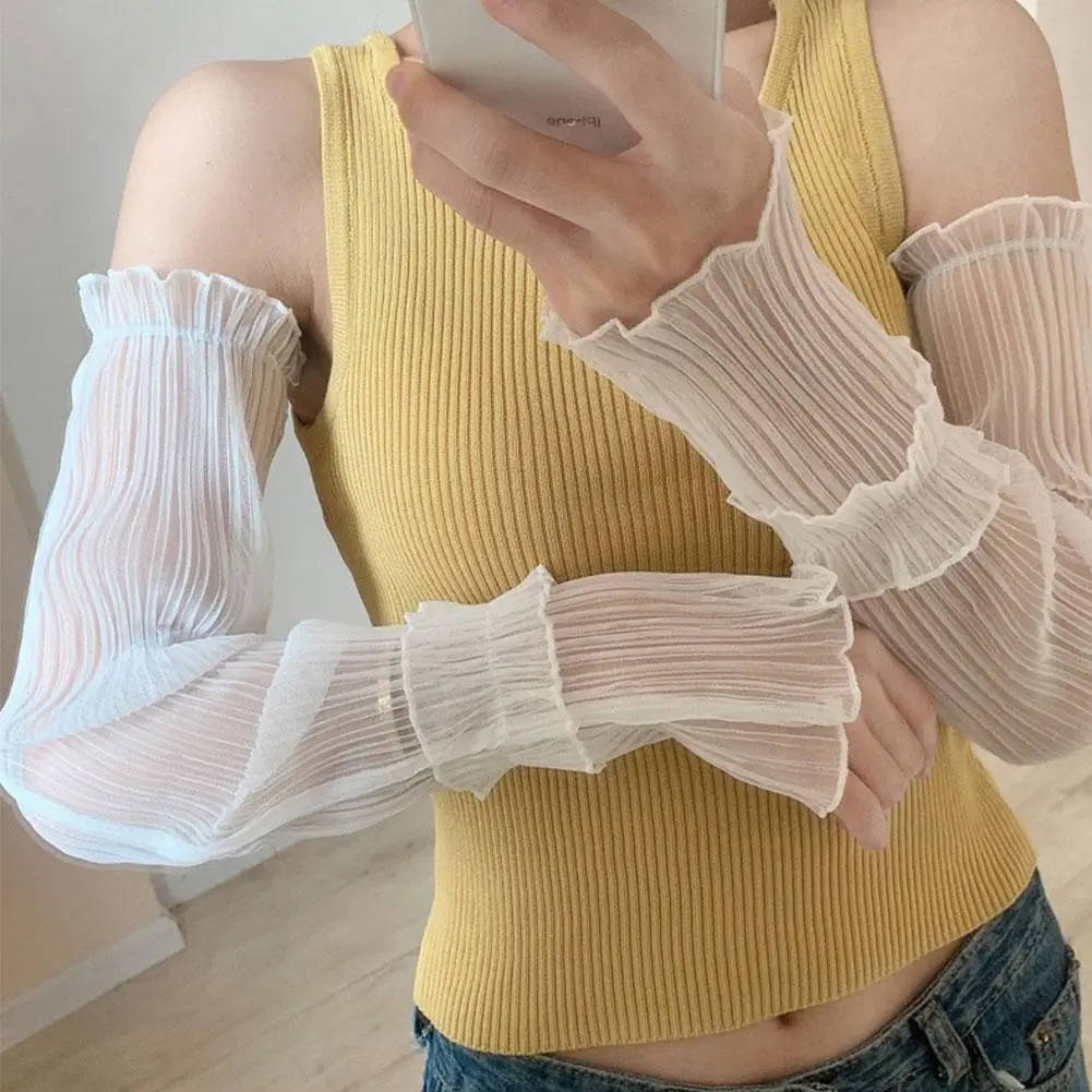 Summer Long Fingerless Gloves Women Sun Protection Yarn Long Sleeves Sexy Lace Mesh Gloves Arm Warmers for Women Long Mittenki
Summer Long Fingerless Gloves Women Sun Protection Yarn Long Sleeves Sexy Lace Mesh Gloves Arm Warmers for Women Long Mittenki