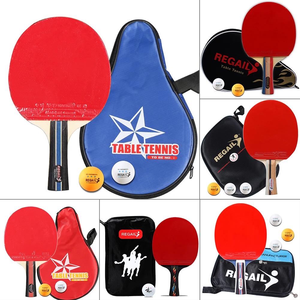 1-6 Star Strong Spin Table Tennis Racket 7 Ply Wood Ping Pong Bat Paddle With Storage Bag With Balls Long Handle Racket
1-6 Star Strong Spin Table Tennis Racket 7 Ply Wood Ping Pong Bat Paddle With Storage Bag With Balls Long Handle Racket