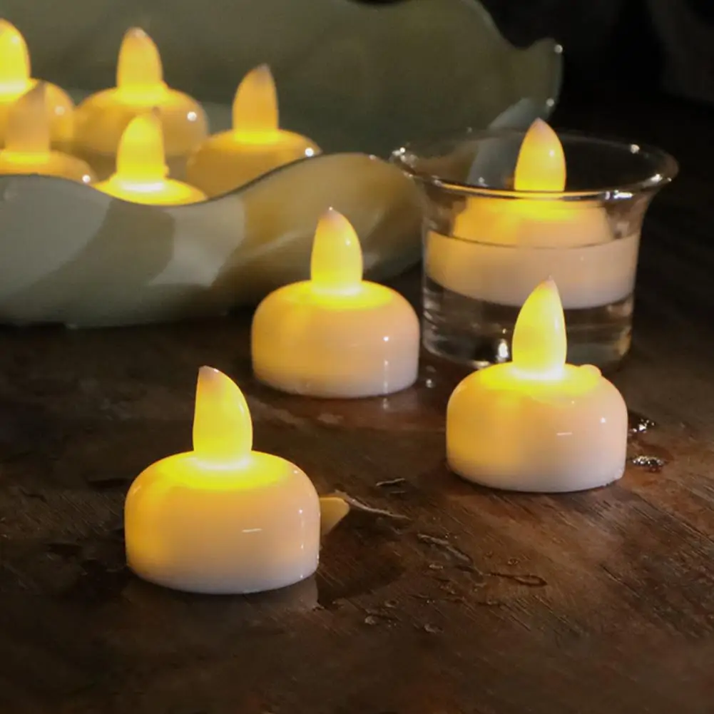 1 Set Flameless LED Tea Light Candles Warm White Battery Operated Tealight Candles for Holiday Home Party
1 Set Flameless LED Tea Light Candles Warm White Battery Operated Tealight Candles for Holiday Home Party