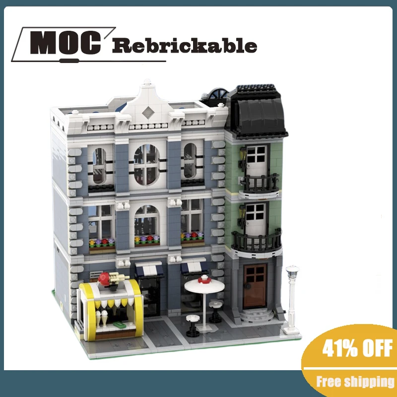New 2541PCS Hot Sale Street View Gym Ice Cream Stand Model Moc modular building DIY Children Toys Gift Christmas Building Blocks
New 2541PCS Hot Sale Street View Gym Ice Cream Stand Model Moc modular building DIY Children Toys Gift Christmas Building Blocks