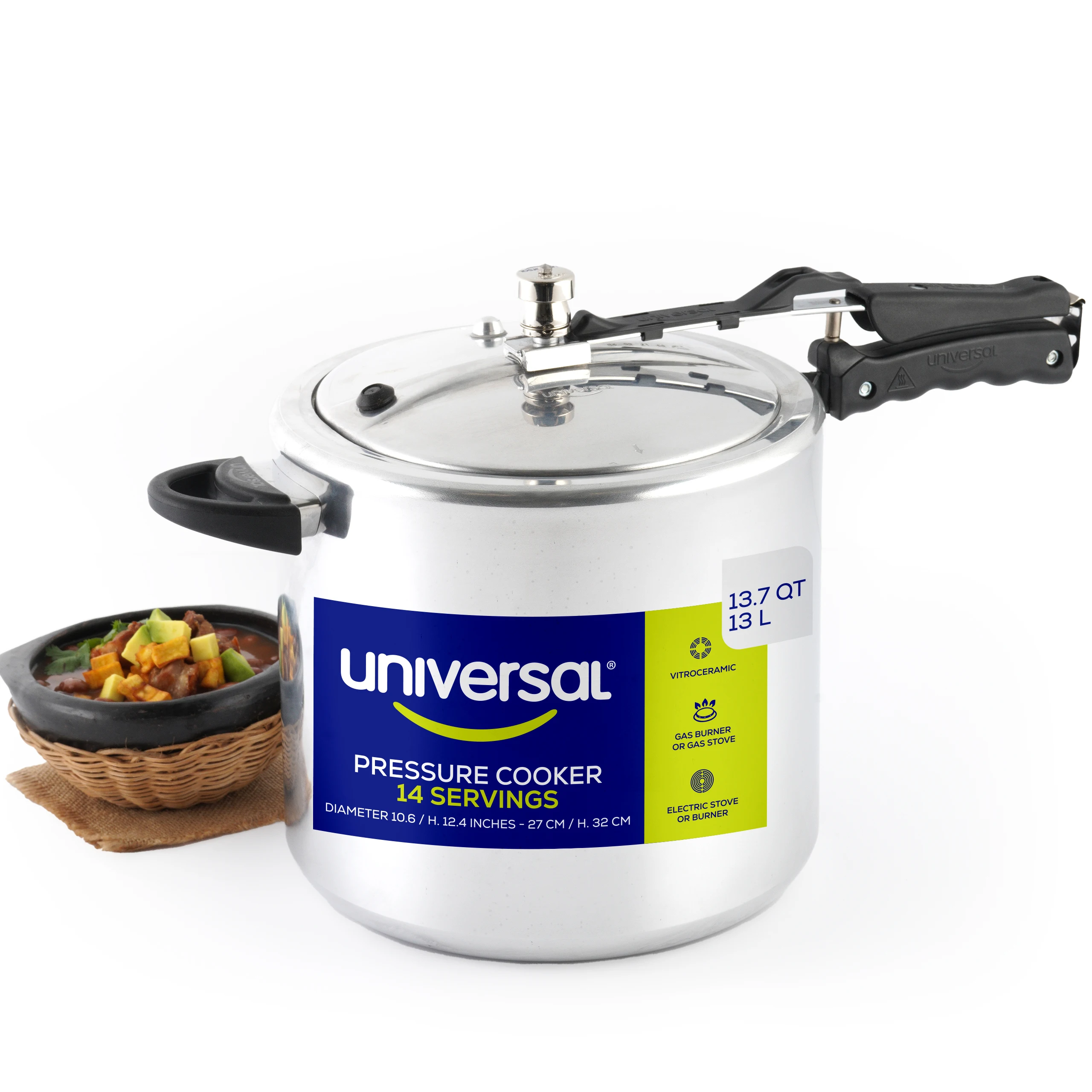 Скороварка 13,7 Qt / 13 L, с 14 порциями, с несколькими системами безопасности и термостойкими ручками
Скороварка 13,7 Qt / 13 L, с 14 порциями, с несколькими системами безопасности и термостойкими ручками
