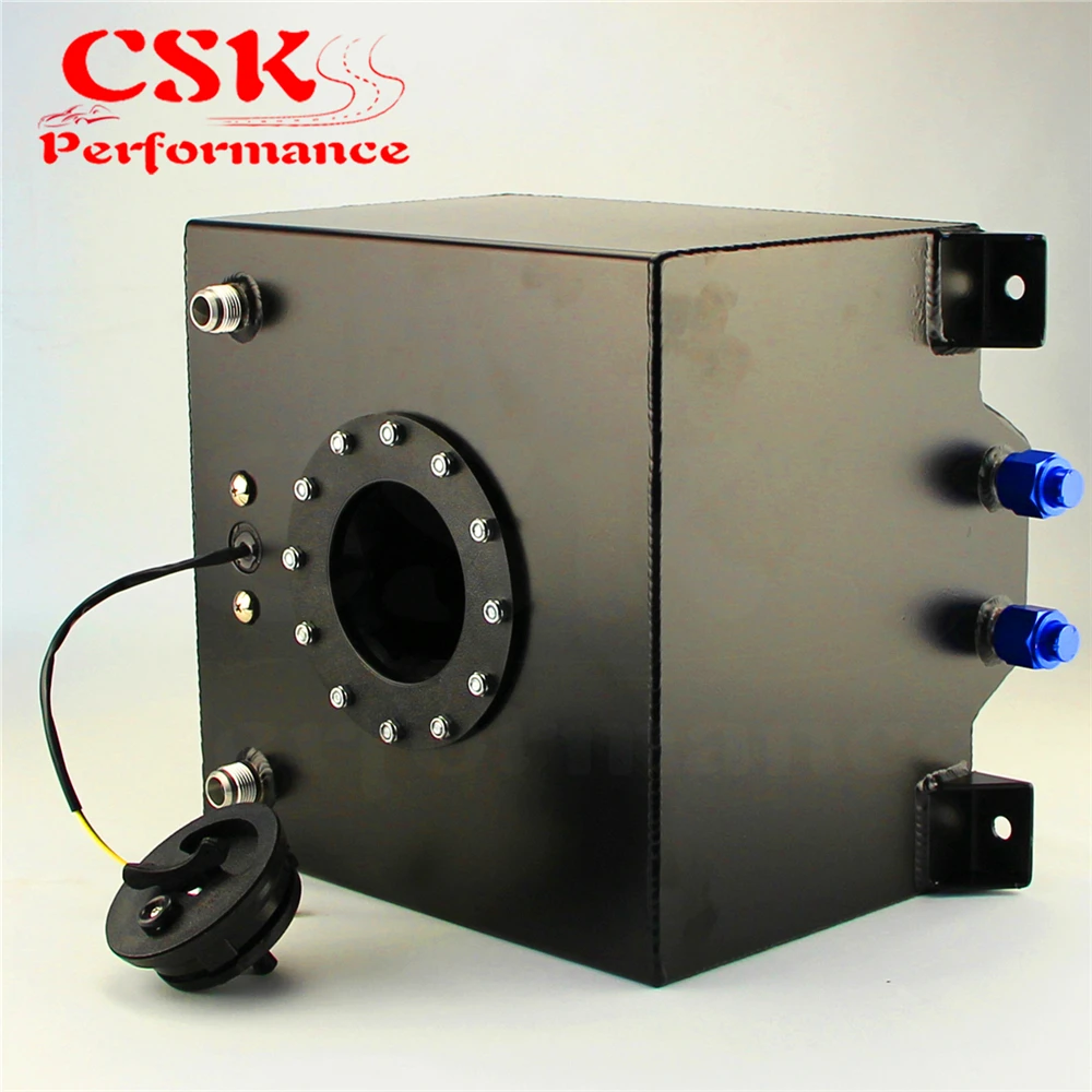 5 Gallon 18.8L Black Coated Aluminum Racing Drift Fuel Cell Tank + Level Sender Black / Silver
5 Gallon 18.8L Black Coated Aluminum Racing Drift Fuel Cell Tank + Level Sender Black / Silver