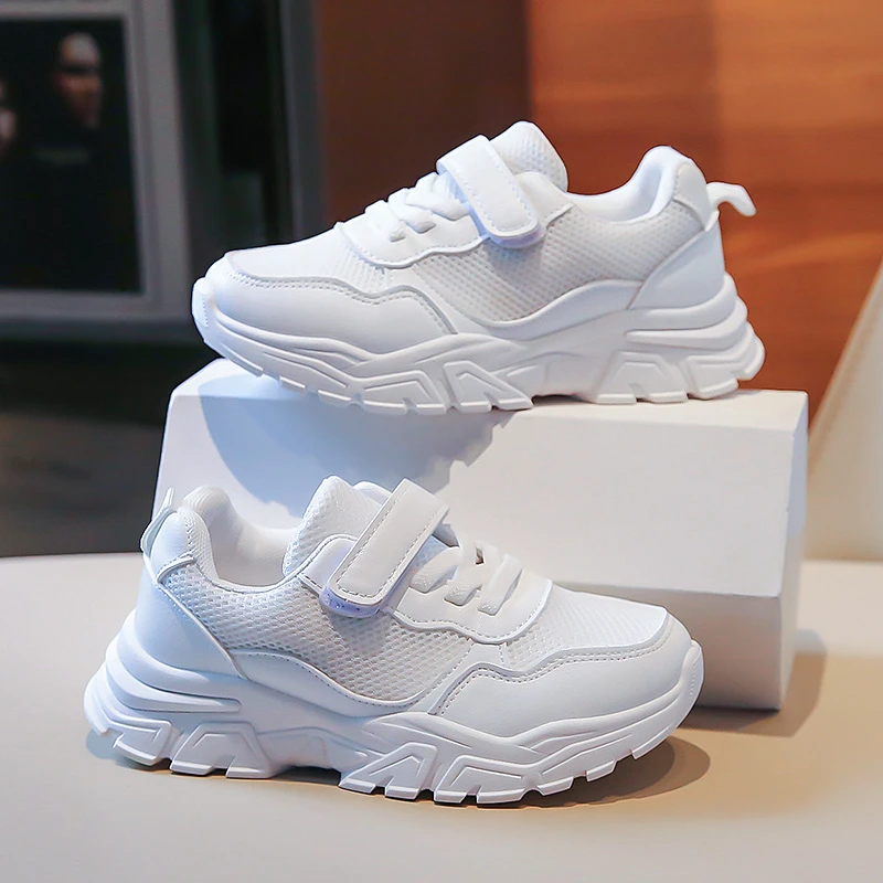 Children's Breathable Sneaker Sports Shoes Boys' Girls Running Mesh White School Shoes Soft Non-Slip Rubber Casual Kids Sneakers
Children's Breathable Sneaker Sports Shoes Boys' Girls Running Mesh White School Shoes Soft Non-Slip Rubber Casual Kids Sneakers