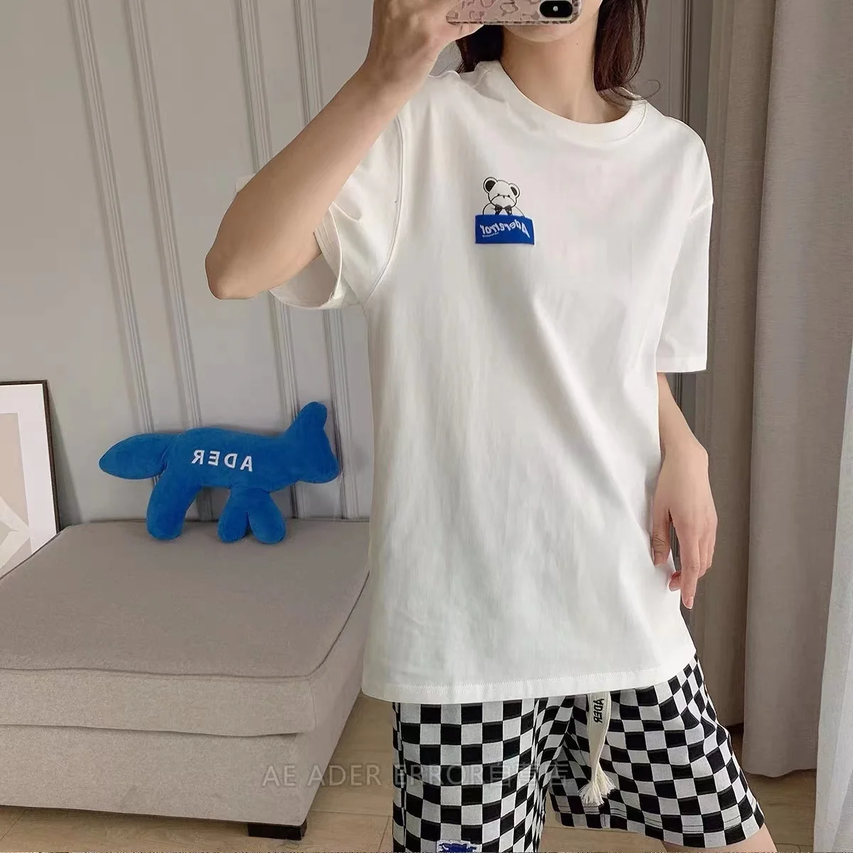 2023 new ADER ERROR checkerboard bear print T-shirt summer loose high-quality men and women couple short-sleeved bottoming shirt
2023 new ADER ERROR checkerboard bear print T-shirt summer loose high-quality men and women couple short-sleeved bottoming shirt
