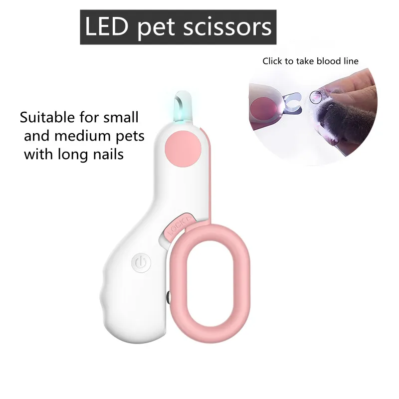Mini With Led Lights Pet Nail Clippers Clipper Light Pet Nail Clipper For Cat Dog Grooming Claw Scissors Pet Products 
Mini With Led Lights Pet Nail Clippers Clipper Light Pet Nail Clipper For Cat Dog Grooming Claw Scissors Pet Products