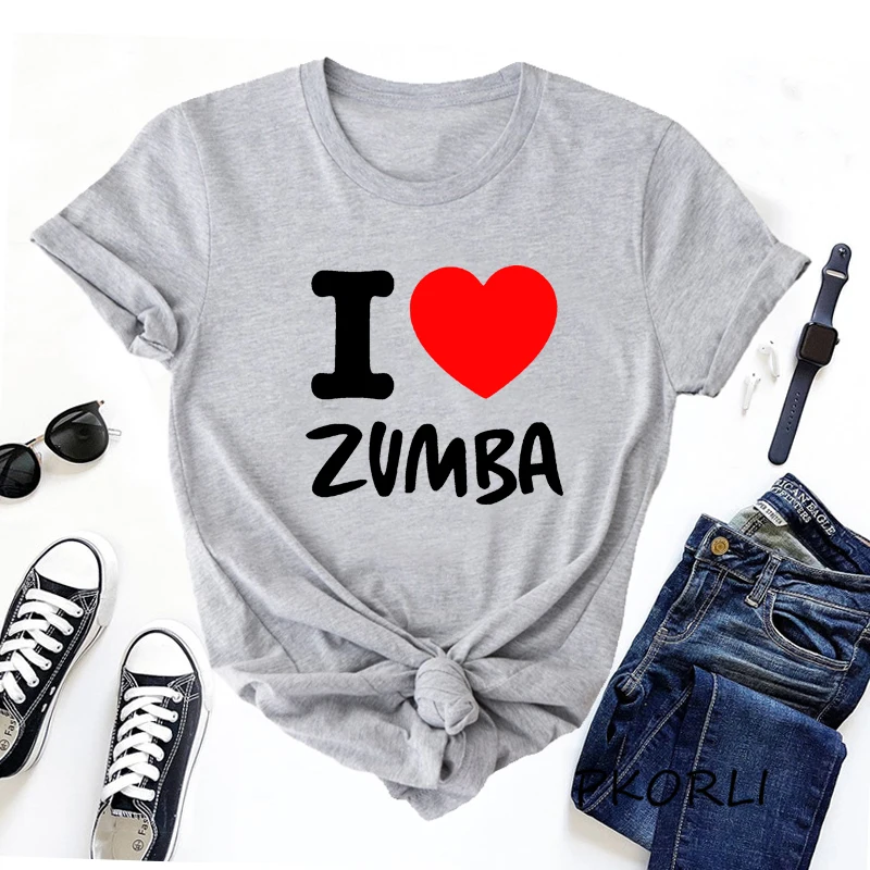 I Love Zumba T Shirt Streetweawr Women Fitness Workout Zumba Dance Tshirt Woman Summer Top Basic Cotton Short Sleeve Tee Clothes 
I Love Zumba T Shirt Streetweawr Women Fitness Workout Zumba Dance Tshirt Woman Summer Top Basic Cotton Short Sleeve Tee Clothes