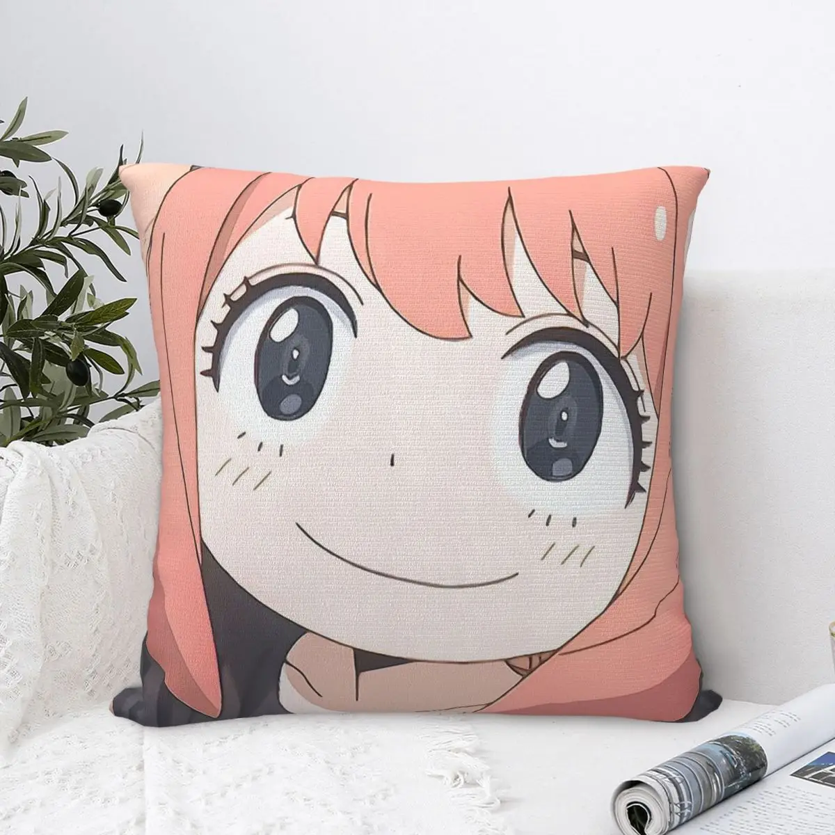 Cute Girl Polyester Cushion Cover Spy X Family Twilight Anya Forger Yor Bedroom Car Decorative Kawaii Coussincase
Cute Girl Polyester Cushion Cover Spy X Family Twilight Anya Forger Yor Bedroom Car Decorative Kawaii Coussincase