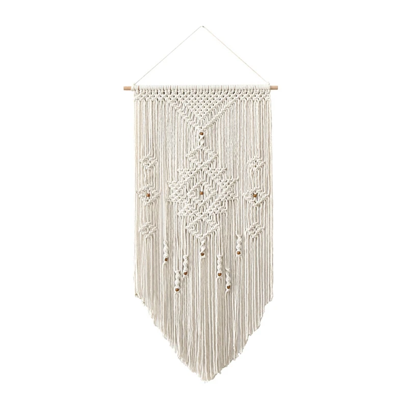 Macrame Woven Wall Hanging - Handmade Boho Chic Home Art Decoration For Bedroom Living Room Apartment Gallery
Macrame Woven Wall Hanging - Handmade Boho Chic Home Art Decoration For Bedroom Living Room Apartment Gallery