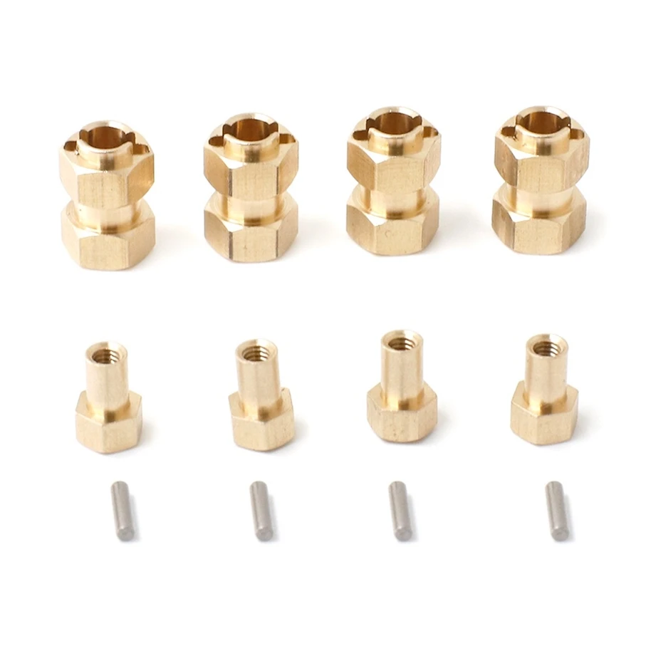 4pcs Brass Extended Wheel Hex Hub Adapter 9750 for TRX4M TRX-4M 1/18 RC Crawler Car Upgrades Parts Accessories 
4pcs Brass Extended Wheel Hex Hub Adapter 9750 for TRX4M TRX-4M 1/18 RC Crawler Car Upgrades Parts Accessories