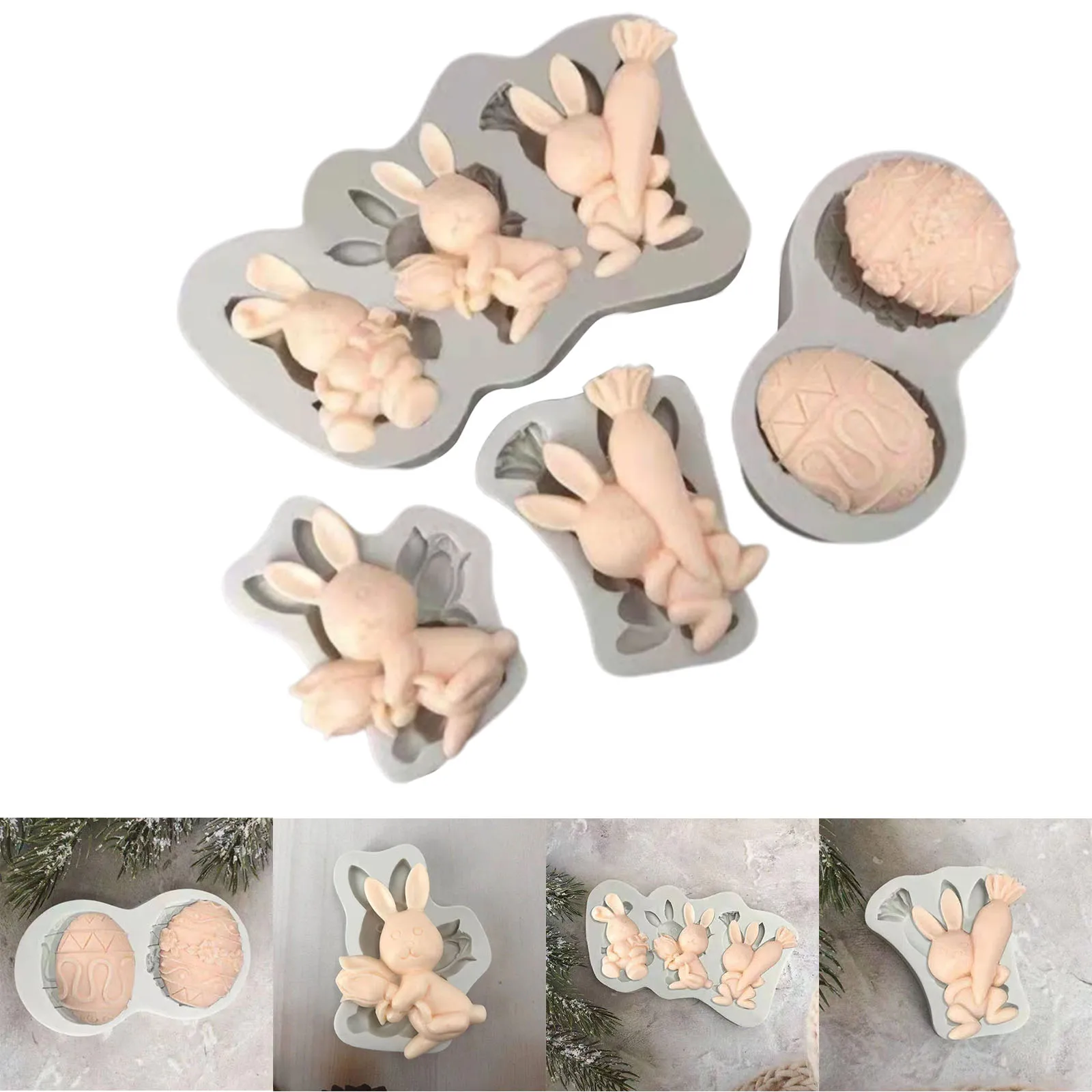 2pcs Easter Rabbit Silicone Mold 3D Bunny Cake Mould DIY Chocolate Cake Baking Tool Egg Cake Decor Mould Baking Accessories
2pcs Easter Rabbit Silicone Mold 3D Bunny Cake Mould DIY Chocolate Cake Baking Tool Egg Cake Decor Mould Baking Accessories