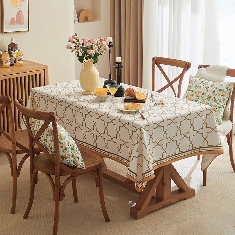 Waterproof tablecloth fabric, light luxury and high-end feeling, living room table cloth, dining table cover cloth
Waterproof tablecloth fabric, light luxury and high-end feeling, living room table cloth, dining table cover cloth